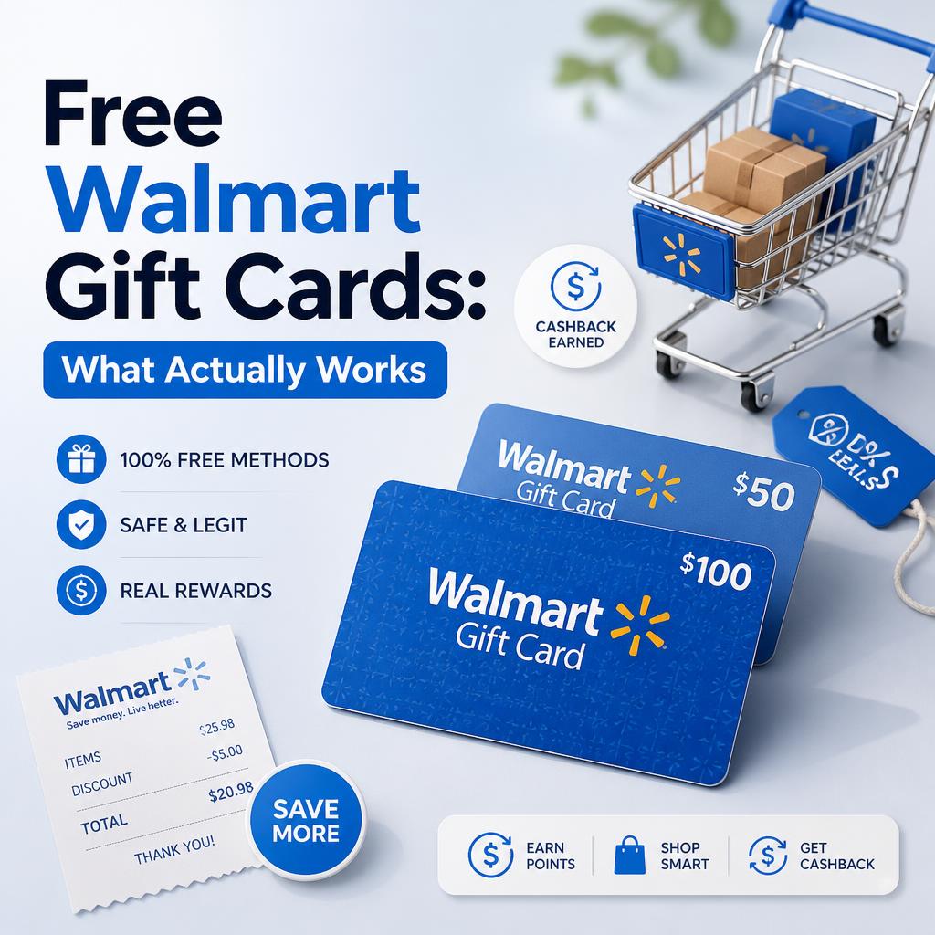 Read more about the article Free Walmart Gift Cards: What Actually Works
